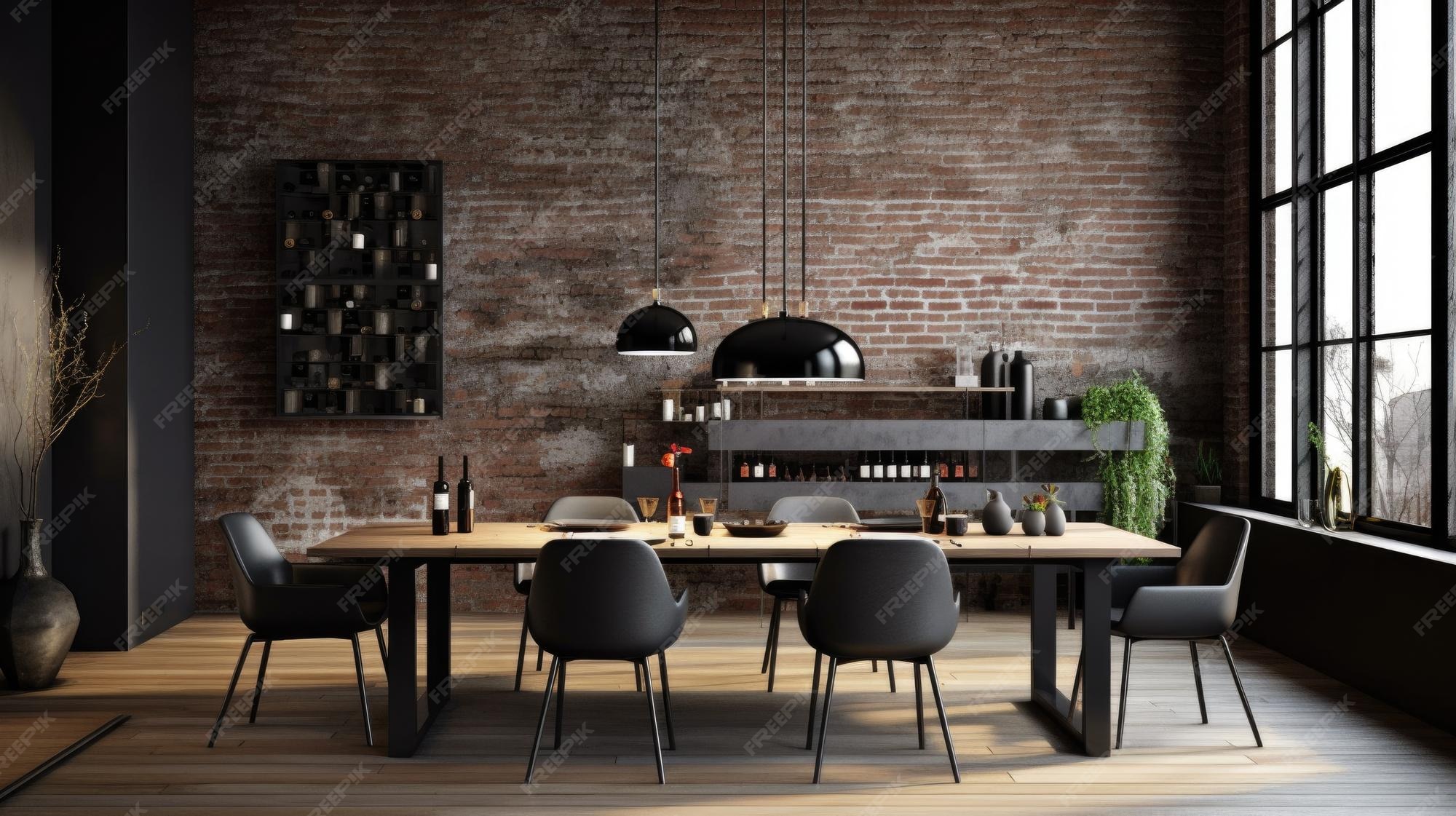 Premium Photo | Interior design inspiration of urban modern industrial