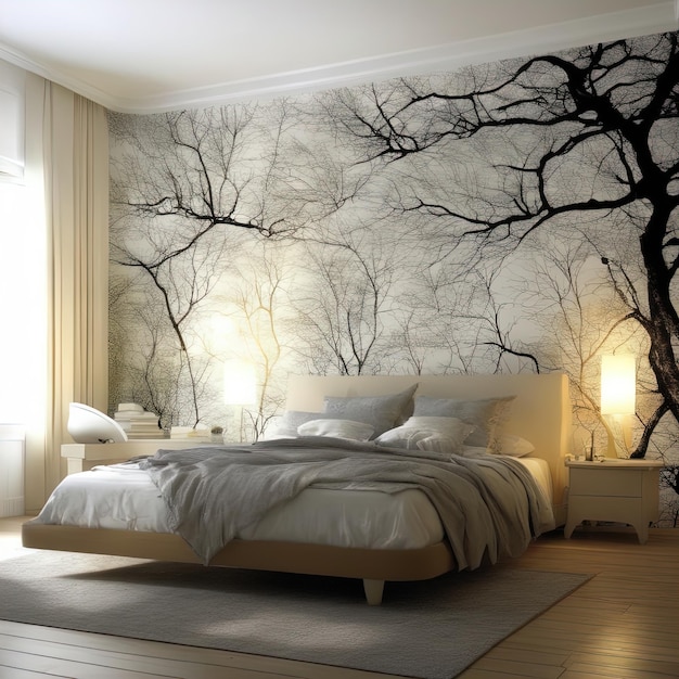 현대적인 거실의 인테리어 디자인현대적인 밝은 인테리어 3d 렌더링 그림