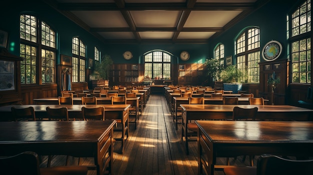 interior design of a restaurant