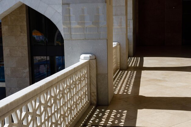 Photo interior details of the largest turkish mosque