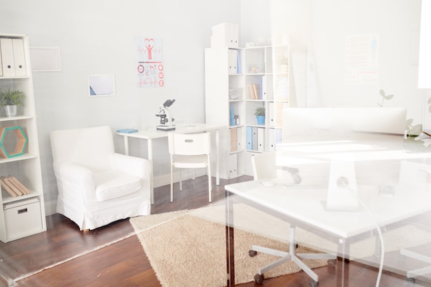 Interior of doctor's office in Clinic