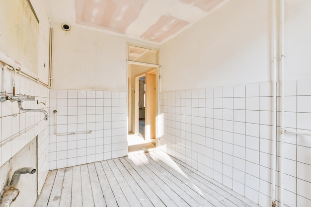 Interior of an empty bathroom