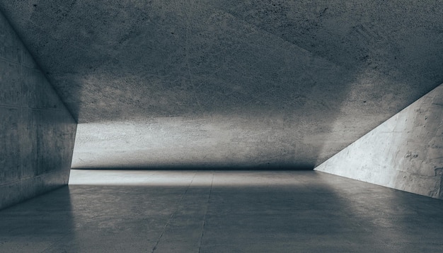 Interior of empty corridor