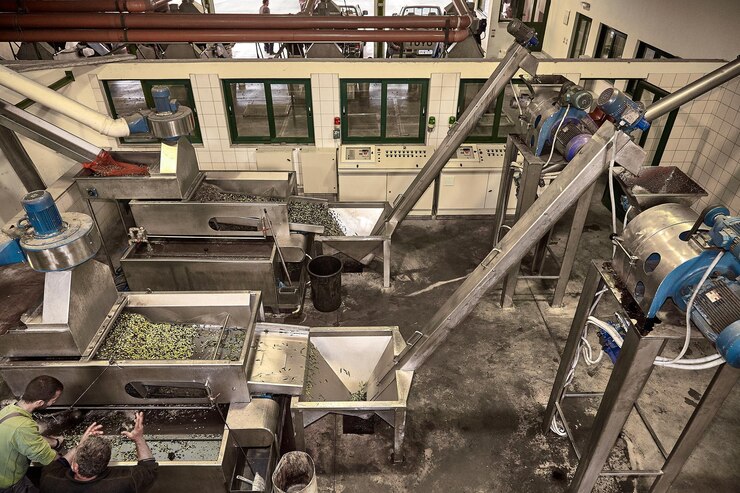 Interior of factory