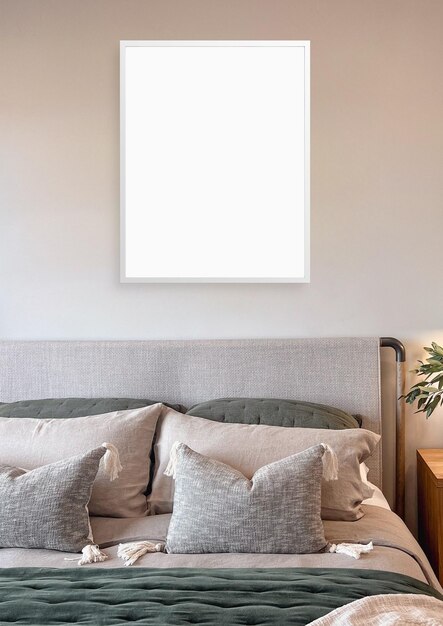 Photo interior frame mockup