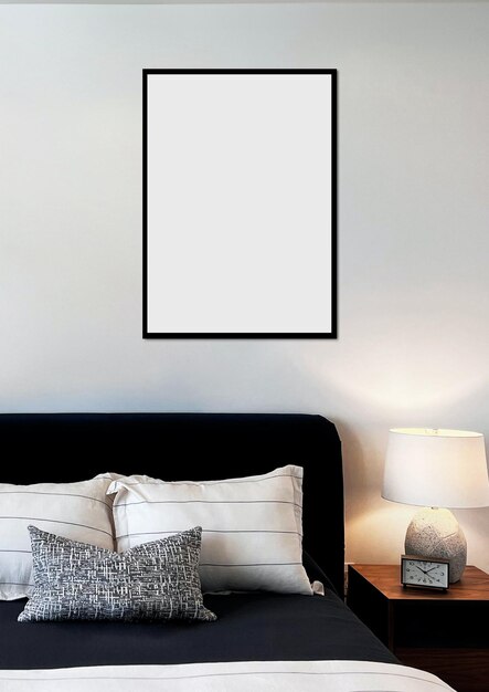 Photo interior frame mockup