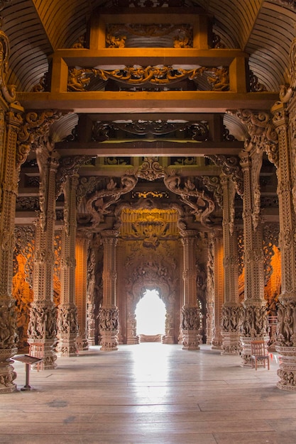 The interior of the grand palace of rajasthan