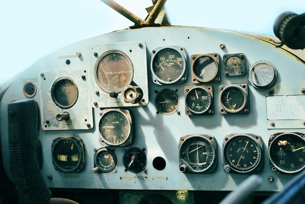 Photo interior of helicopter