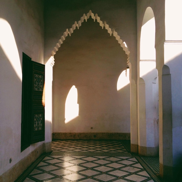 Interior of historic building