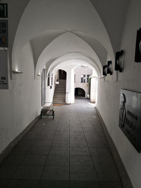 Interior of historic building