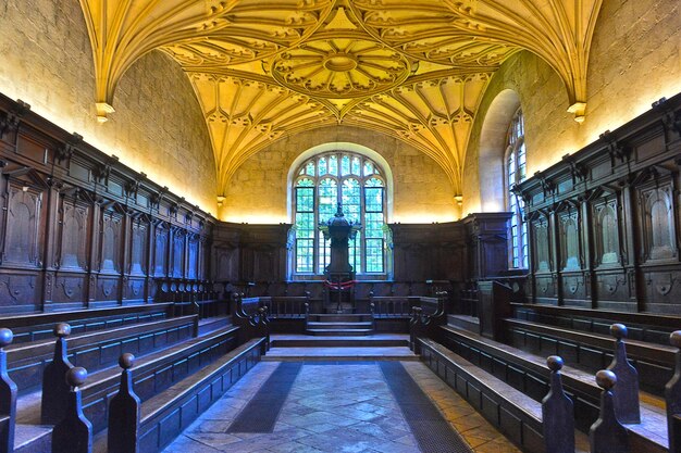 Photo interior of historic building