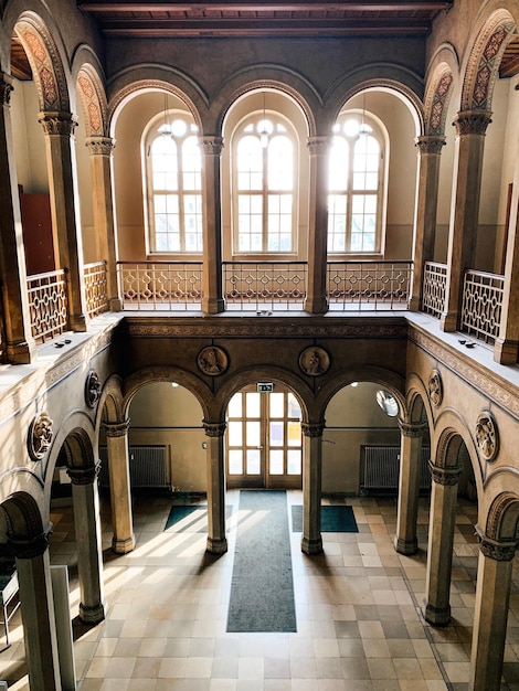 Interior of historic building