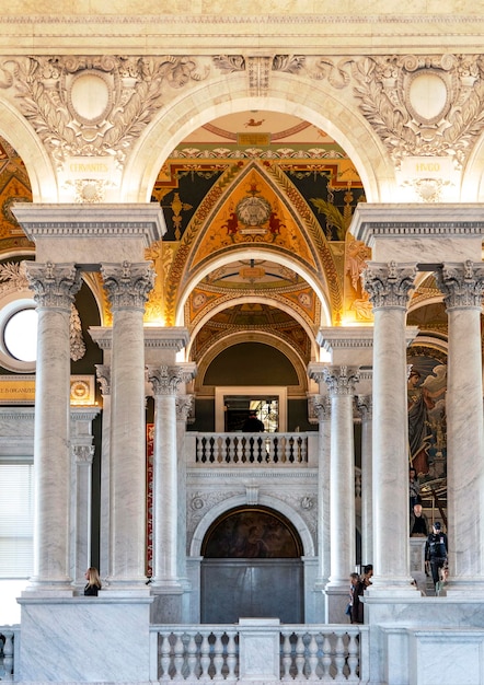 Photo interior of historic building