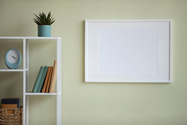interior home decor with photo frame