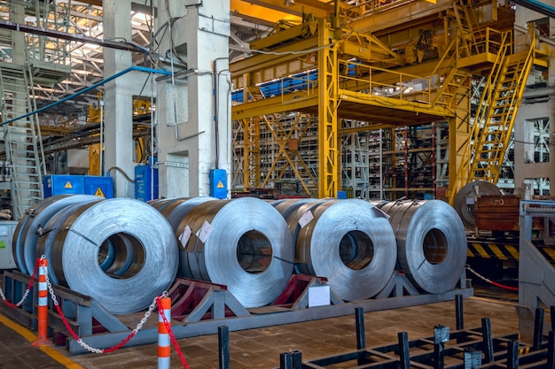 Interior of industrial plant workshop