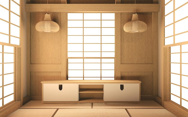 Photo interior  japan room design japanese-