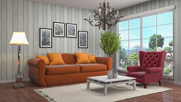 Interior living room