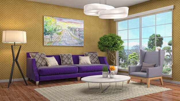 Interior living room