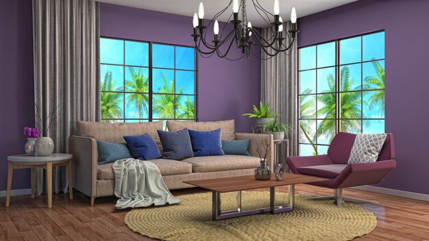 Interior living room