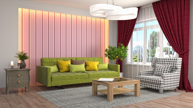 Interior living room