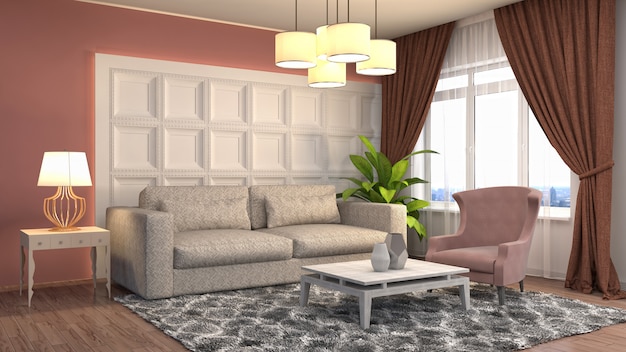 Interior living room