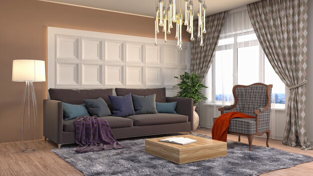 Interior living room