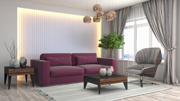 Interior living room