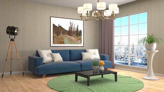 Interior living room