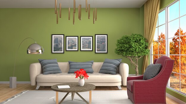 Interior living room