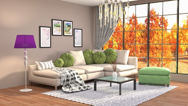 Interior living room