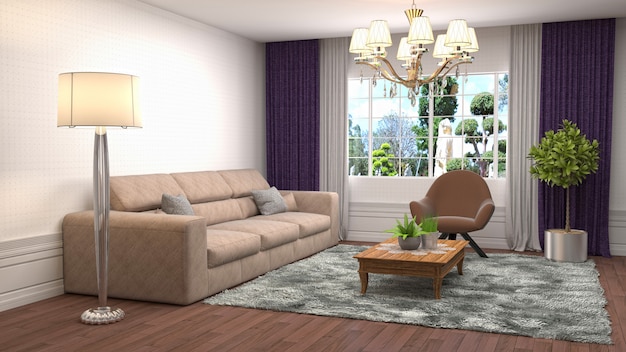 Interior living room