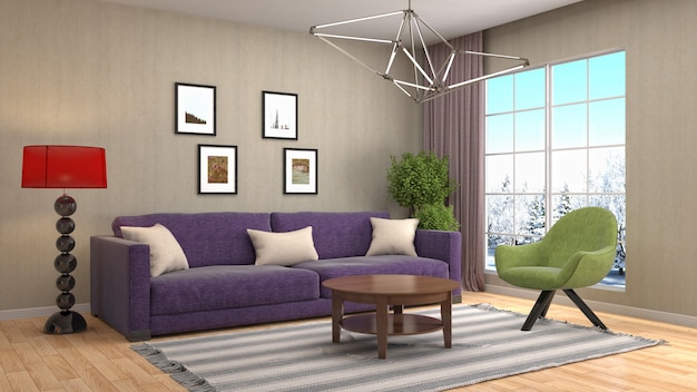 Interior living room