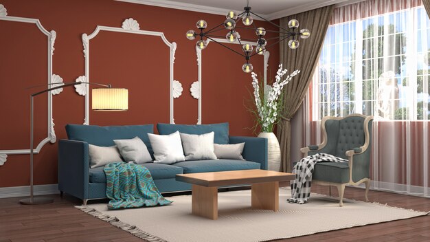 Interior living room