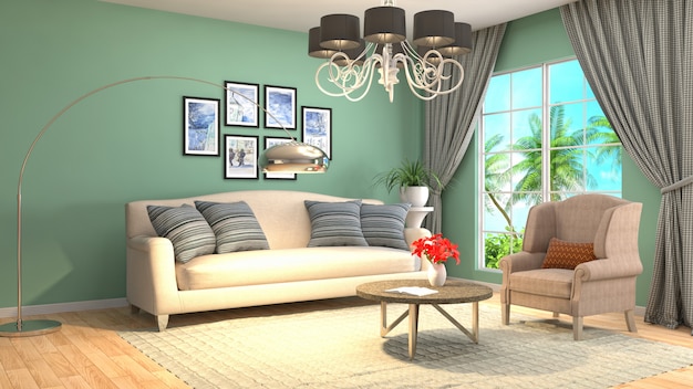 Interior living room