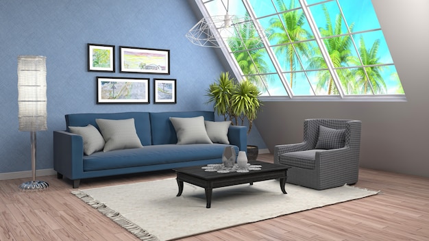 Interior living room