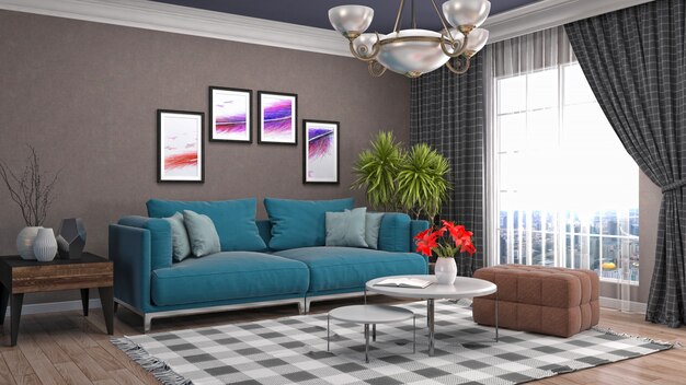 Interior living room