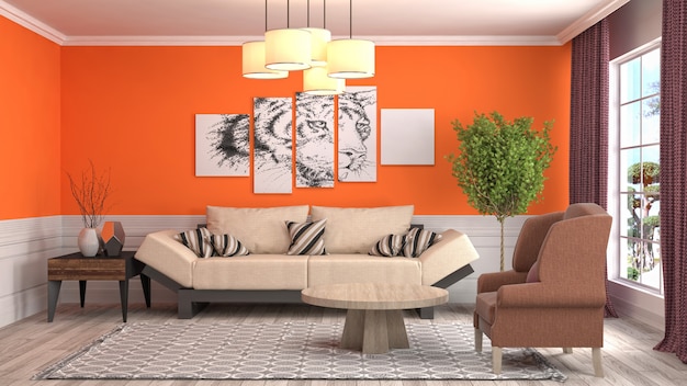 Interior living room