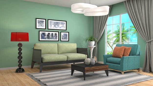 Interior living room