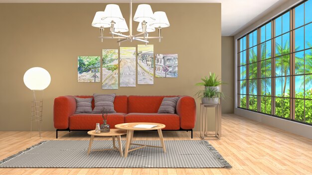 Interior living room