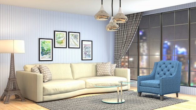 Interior living room