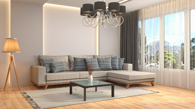 Interior living room