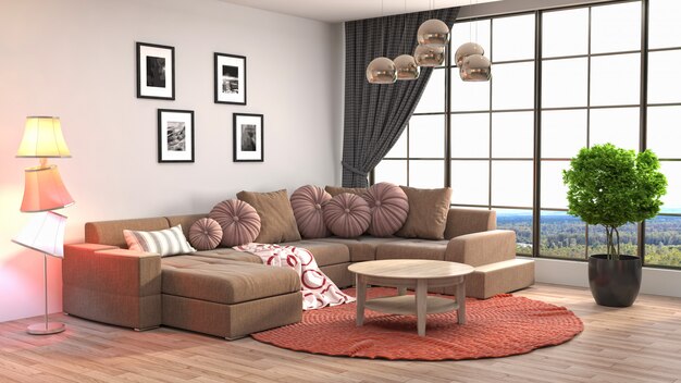 Interior living room