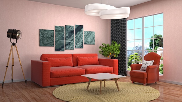 Interior living room