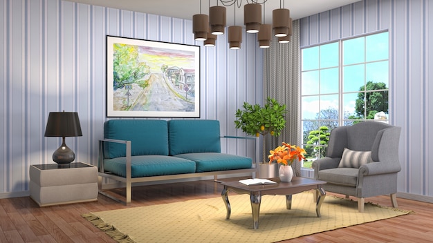 Interior living room