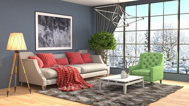 Interior living room