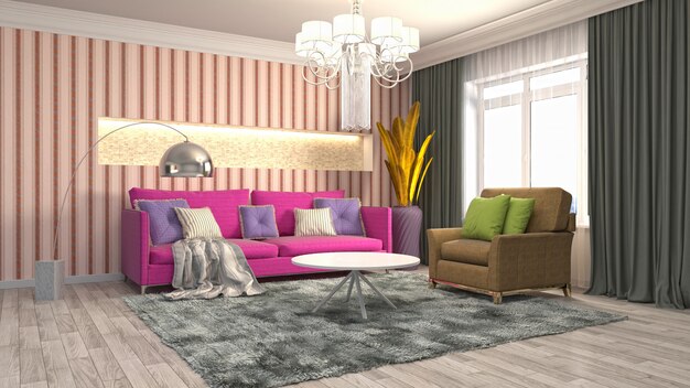 Interior living room