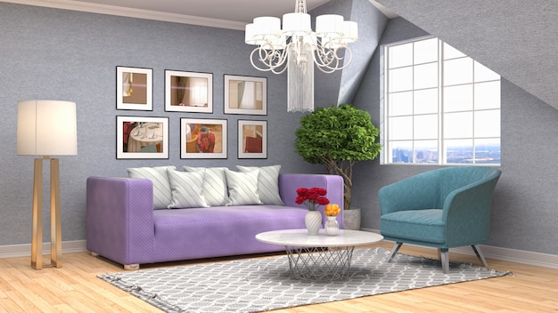 Interior living room