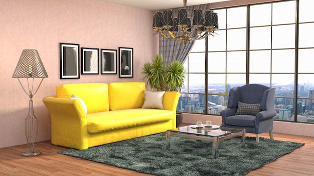 Interior living room