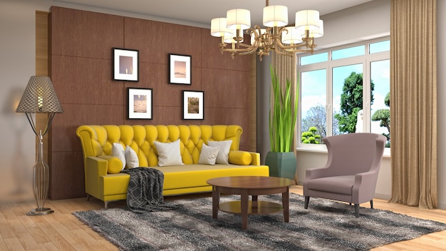 Interior living room