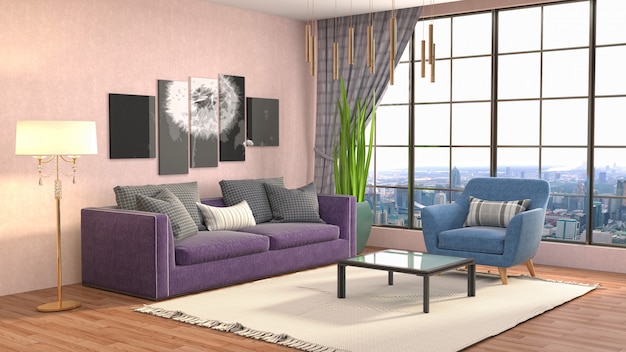 Interior living room